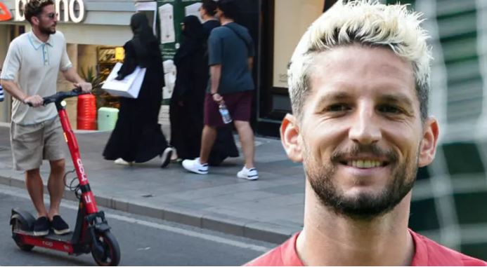Ünlü Futbolcu Dries Mertens İstanbul Trafiğine Çare Buldu