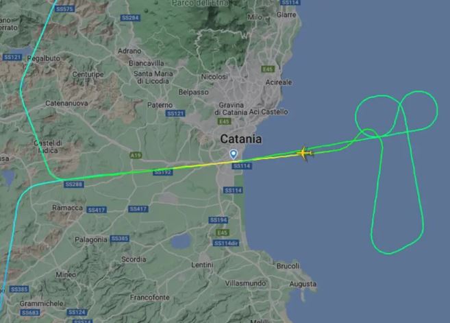 Havadaki Cinsel Organı Görenler Şoke Oldu