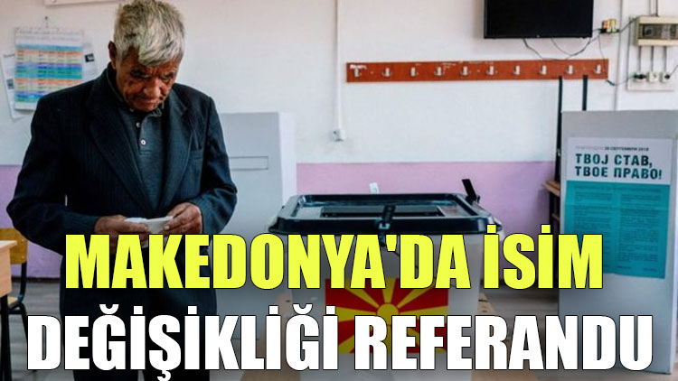 Makedonya'da isim değişikliği referandumu