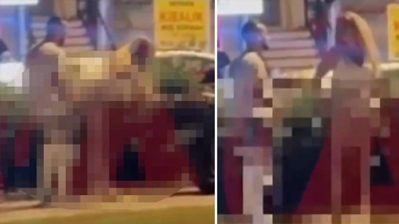 Alanya'da Sokak Ortasında Cinsel İlişkiye Girdiler!