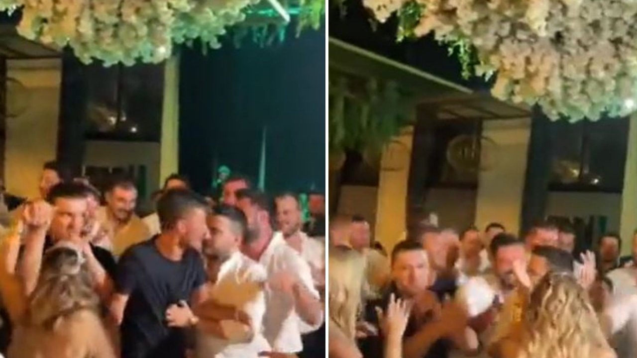 Bursa’daki Düğünde Damadın Arkadaşlarının Geline Yaptığı Şaşırttı