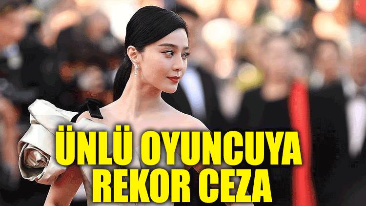 Ünlü oyuncuya rekor para cezası