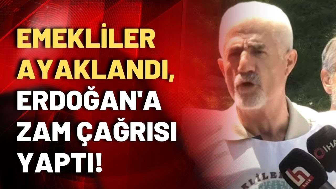 Emeklilerden, Erdoğan'a çağrı: Simidi bize lüks hale getirenlerden hesabını soracağız!