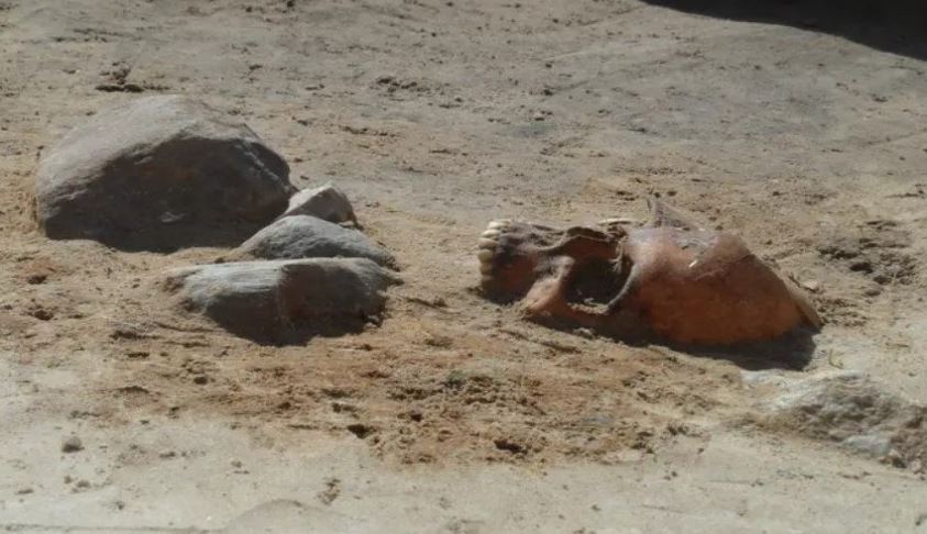 Ayak Bilekleri Asma Kilitle Bağlanmış Vampir Çocuk Kalıntıları Bulundu