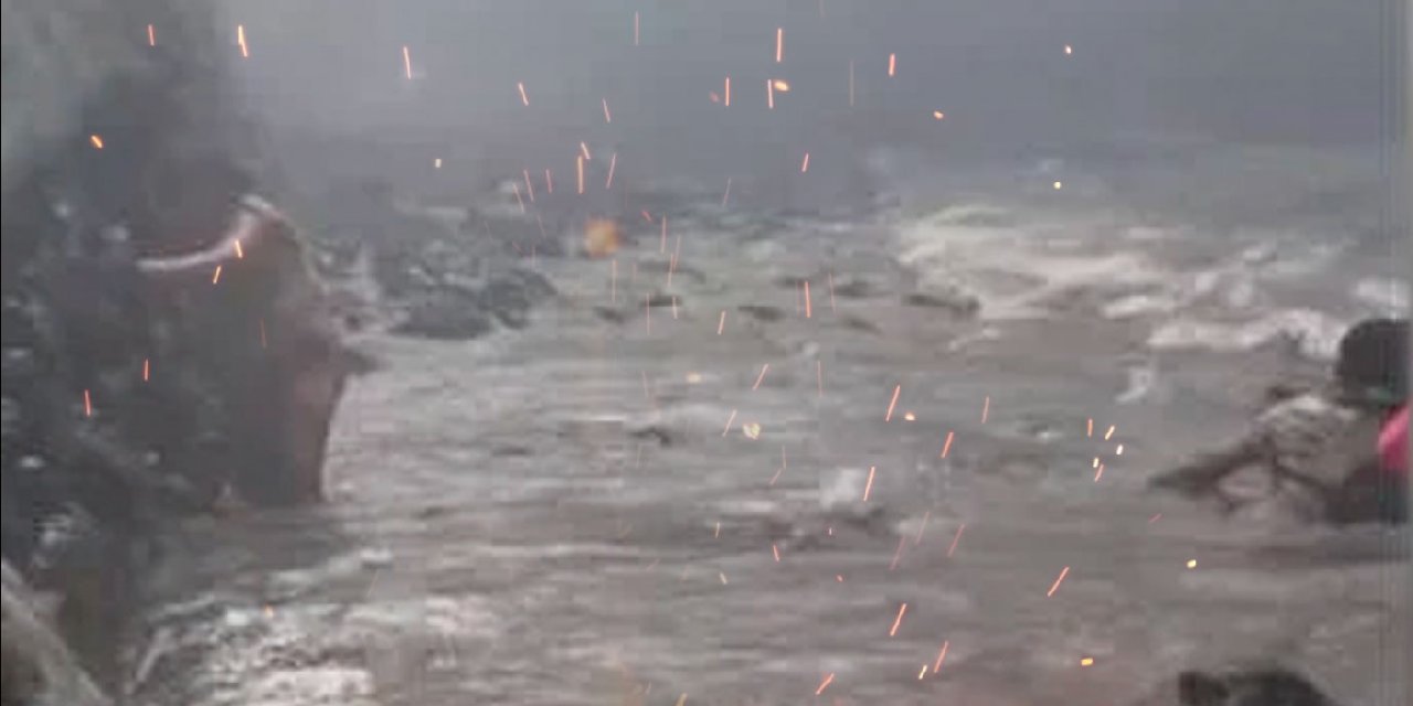 Dehşet anları! Cehennemden kaçış... İnanılmaz görüntüler