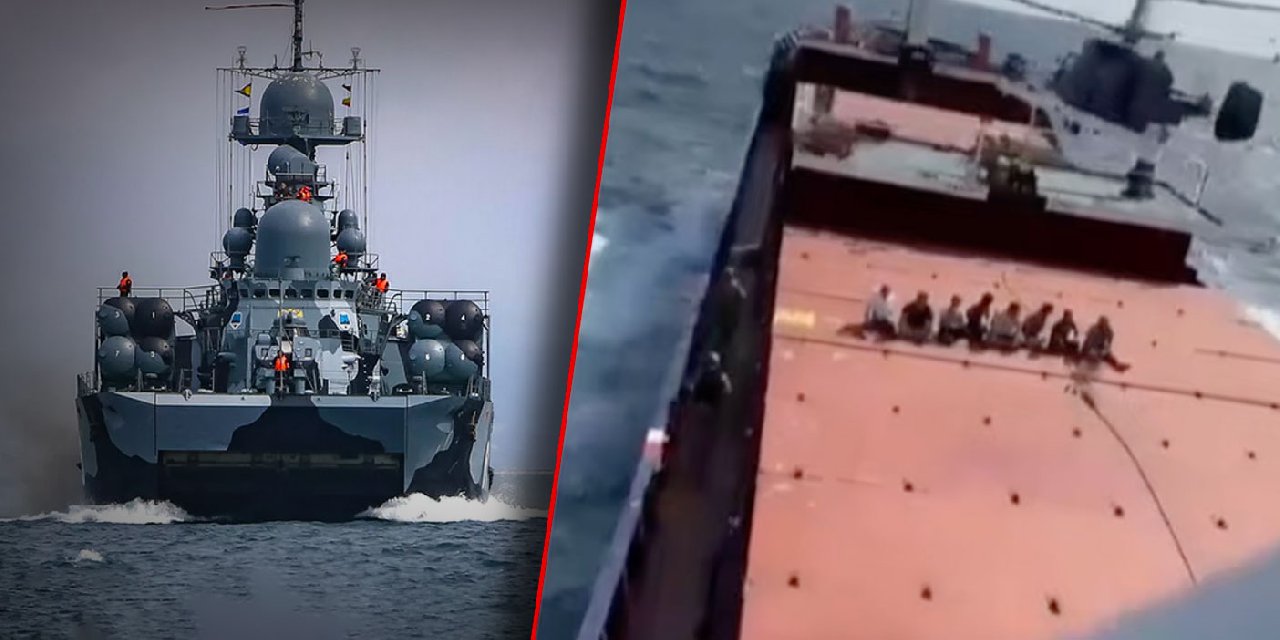 Rus savaş gemisi, Karadeniz'de Şükrü Okan isimli kargo gemisine ateş açtı