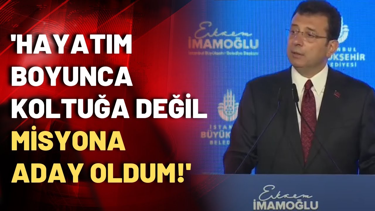 Ekrem İmamoğlu: Kendimi İstanbul'a mühürledim!
