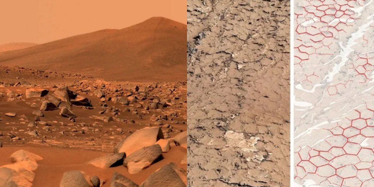 Mars'ta Hayat Var Mı? Kızıl Gezegen'de Gizemli Altıgen Şekiller