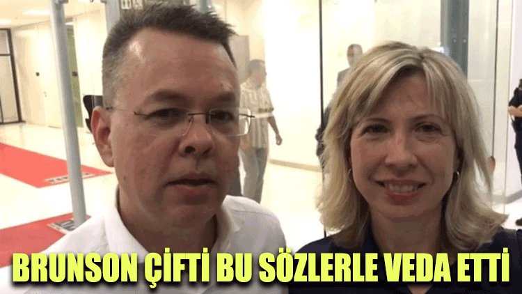 Brunson çifti bu sözlerle veda etti