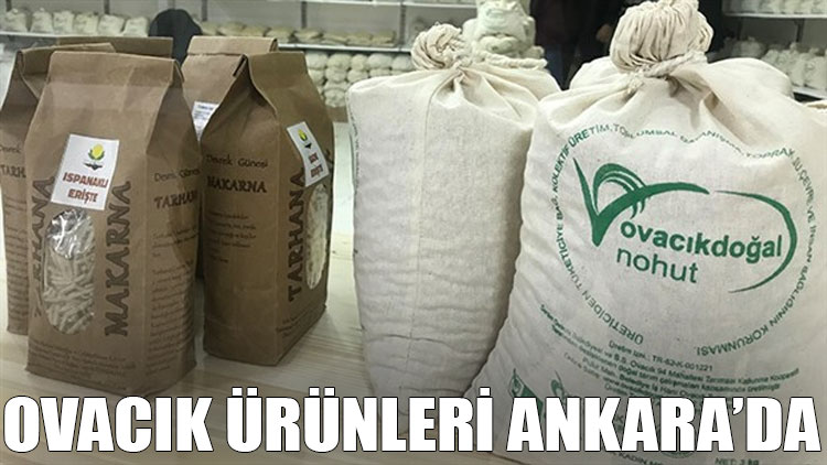Ovacık ürünleri Ankara’da