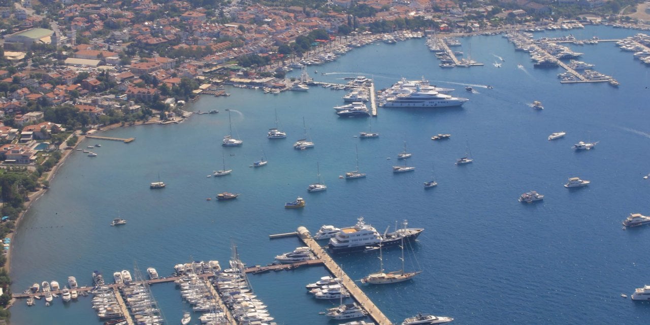 Fethiye'de Lüks Yat Yoğunluğu