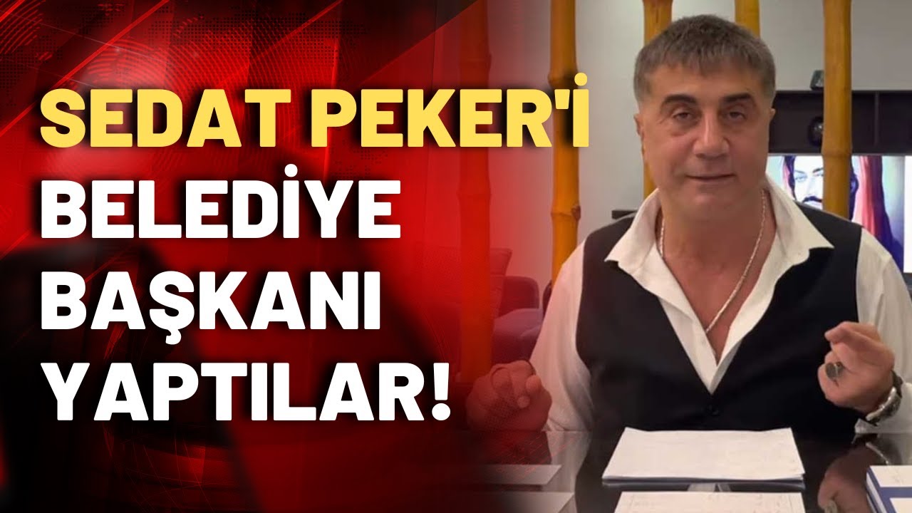 AKP'li belediyeye Sedat Peker şoku!