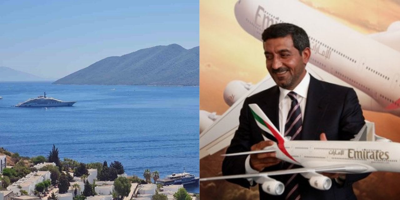 Bodrum'da 'Şeyhler' Geçidi... Emirates'in CEO'su 70 Milyon Dolarlık Lüks Yatıyla Demir Attı