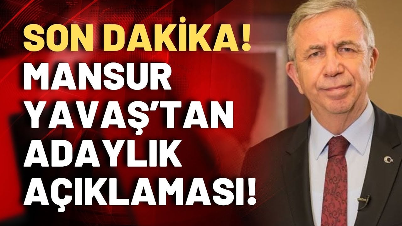 SON DAKİKA! Mansur Yavaş'tan adaylık açıklaması: Bu yolda benimle yürümeye var mısınız?