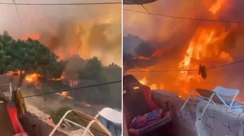 İstanbul'da orman yangını çıktı, evlere yaklaşan alevler korkuttu