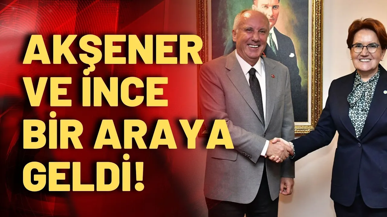 Muharrem İnce ve Meral Akşener yerel seçim sürecinde ittifak konusunu görüştü! İşte detaylar...