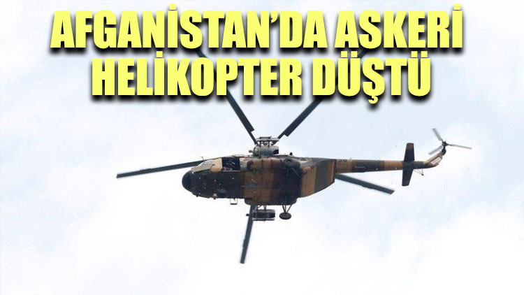 Afganistan’da askeri helikopter düştü