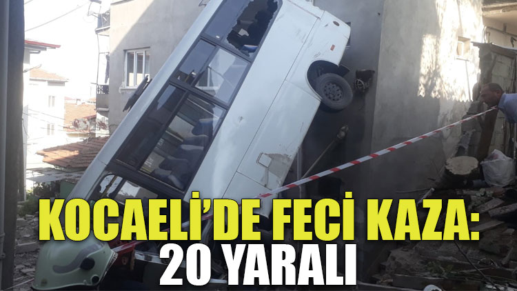 Kocaeli'de feci kaza: 20 yaralı