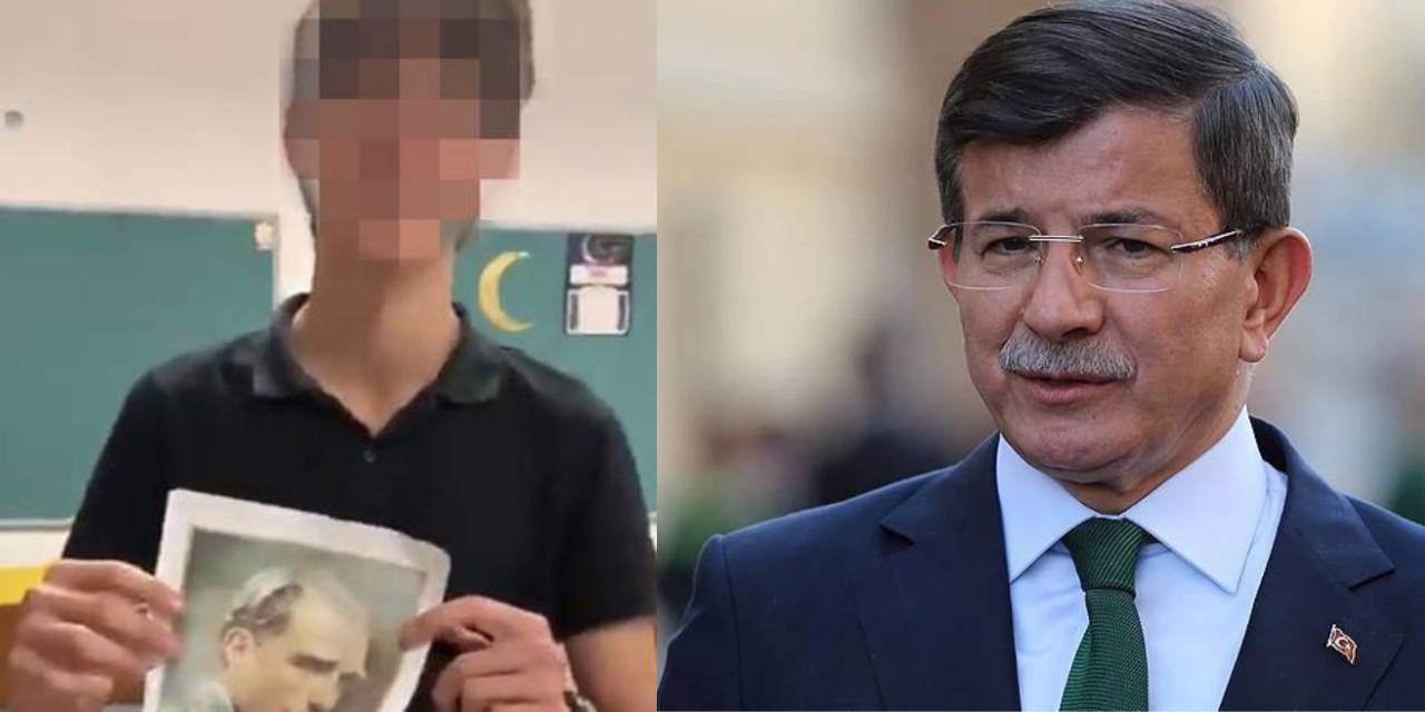 Davutoğlu Atatürk'e Hakaretten Yargılanan Çocuğa Sahip Çıktı