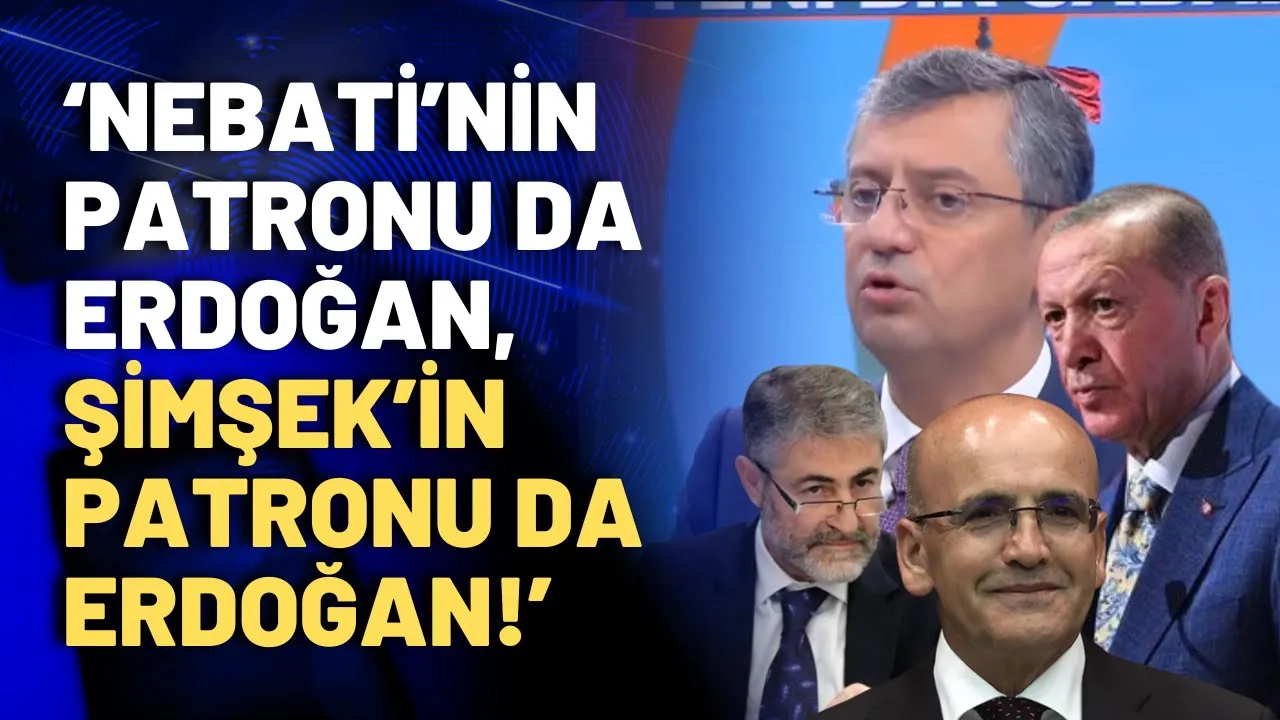 Özgür Özel'den Erdoğan'a faiz eleştirisi: Mehmet Şimşek'le Nurettin Nebati'yi atayan aynı kalem!