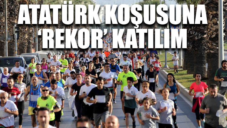 Atatürk koşusuna ‘rekor’ katılım