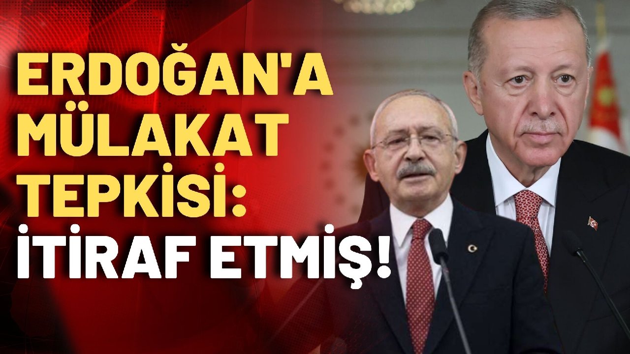 Kemal Kılıçdaroğlu'ndan Erdoğan'ın mülakat çıkışına sert tepki: O çocukları size yedirmeyeceğim!