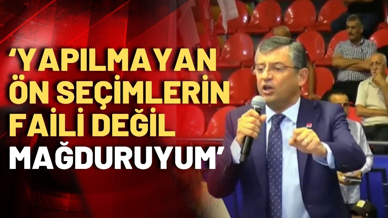 Özgür Özel: Bu partiye bir genel başkan gelecekse tombaladan çıkmayacak!