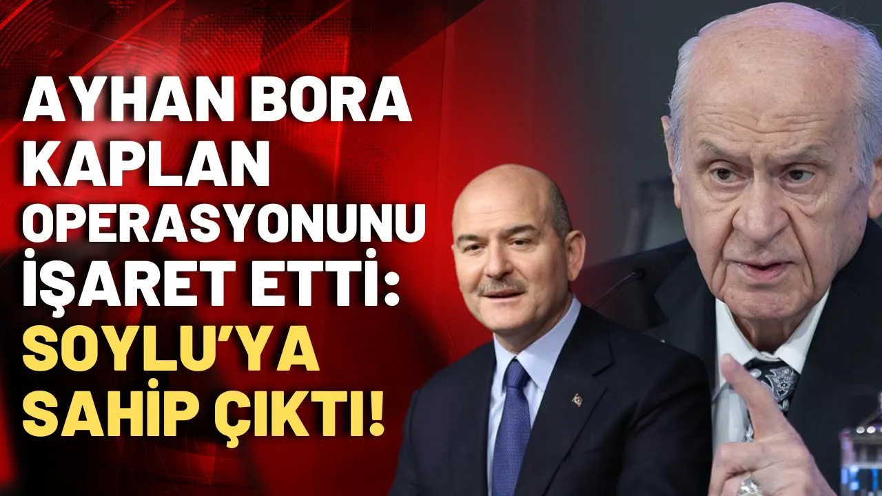 Devlet Bahçeli yine desteğini esirgemedi: MHP, Süleyman Soylu'nun sonuna kadar arkasındadır!