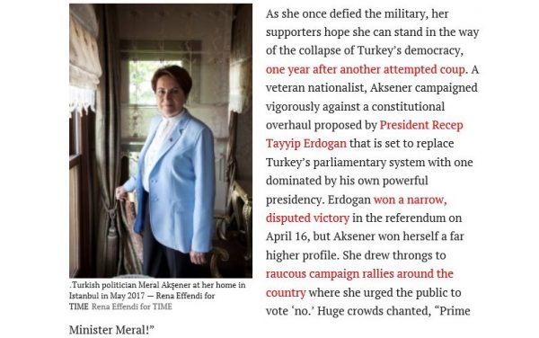 Time dergisinden çarpıcı Meral Akşener analizi: Demir Lady, Erdoğan'ın en büyük rakibi