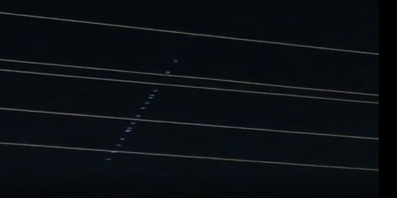 Gökyüzünde Starlink Uydularını Görünce Korkup 112'yi Aradı