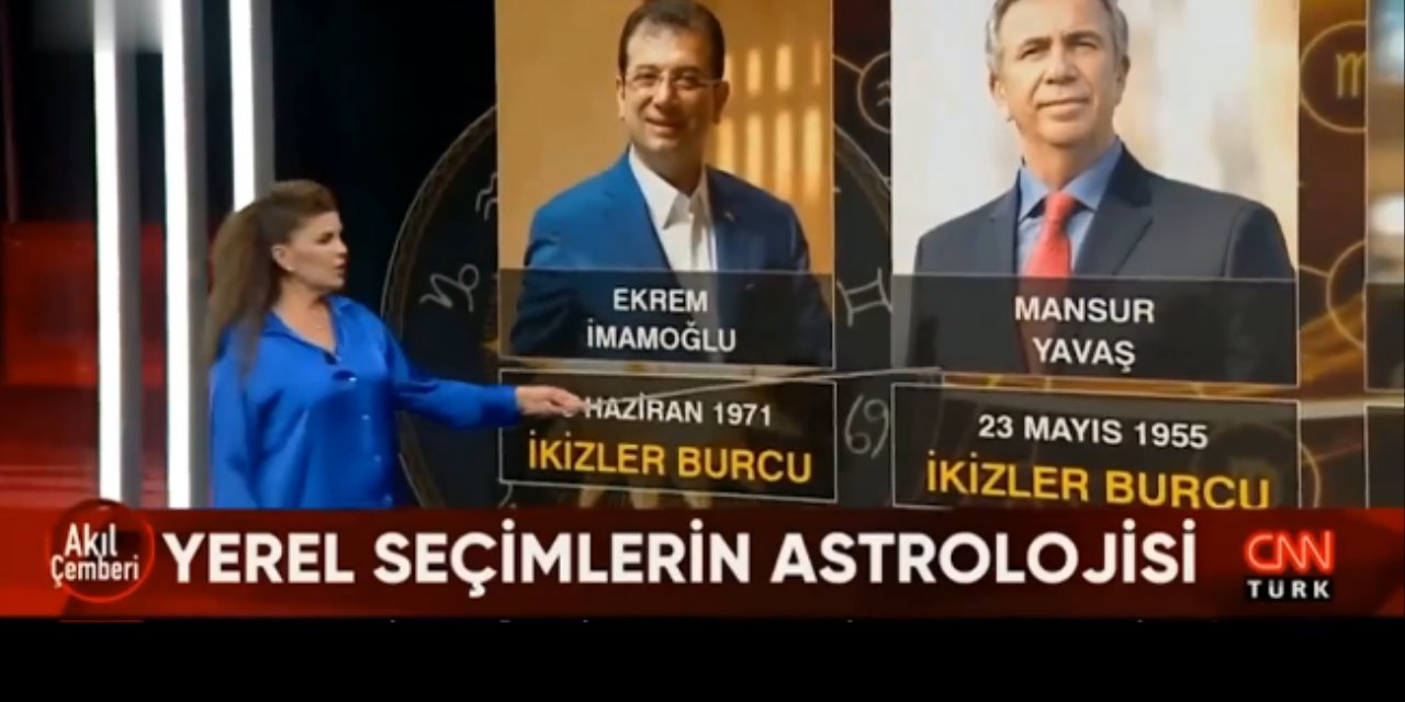 CNN Türk'ün 'Yerel Seçimlerin Astrolojisi' Yayını Tepki Çekti: Astrologdan İstanbul, Ankara 'Tahmini'