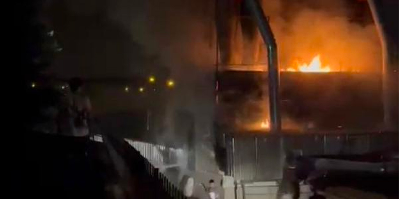 Ankara'da Fabrika Yangını!