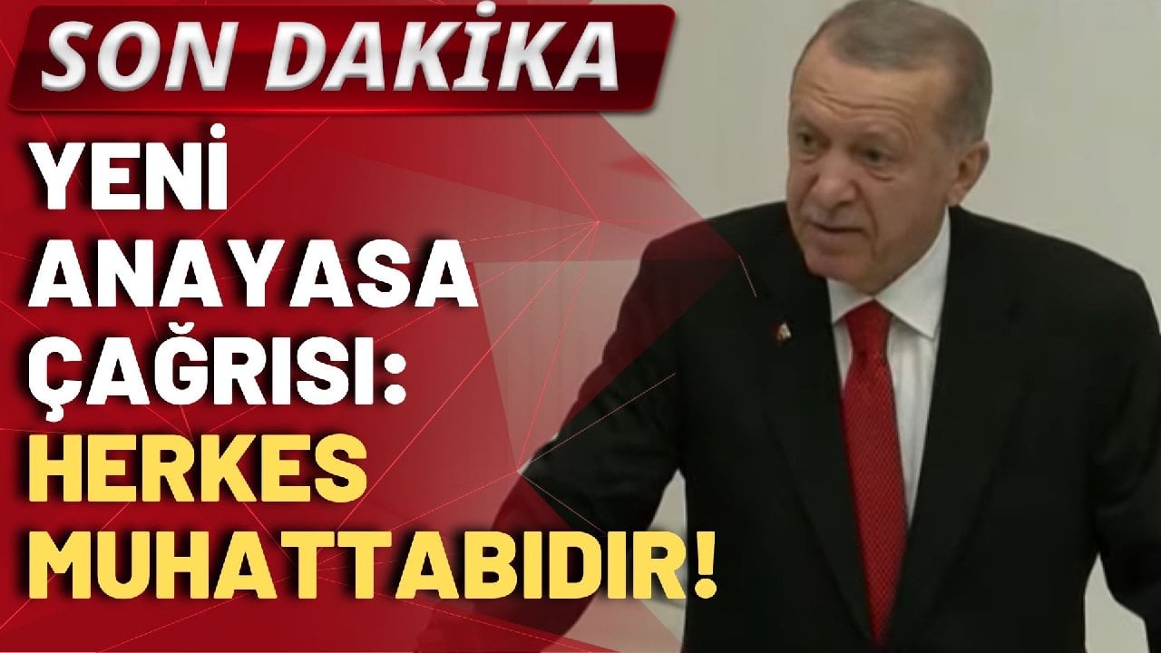 Erdoğan’dan yeni Anayasa çağrısı: Anayasa yamalı bohçaya döndü!