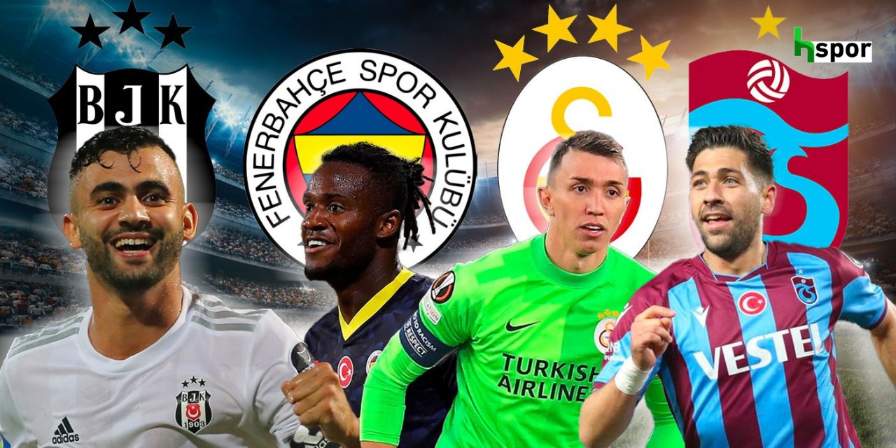 Süper Lig'de sezon sonunda serbest kalacak yıldız oyuncular