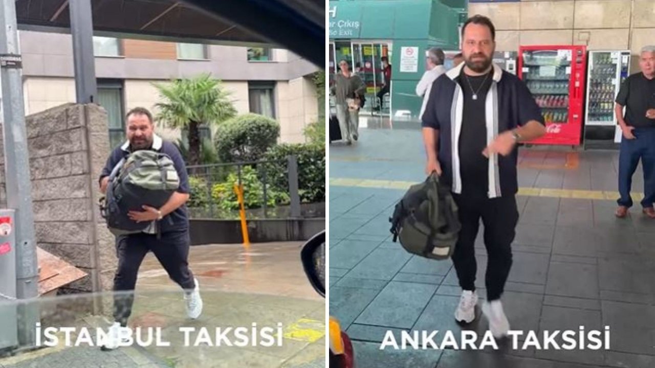 Komedyen Gökhan Ünver'in İstanbul ve Ankara taksicilerini kıyasladığı video viral oldu