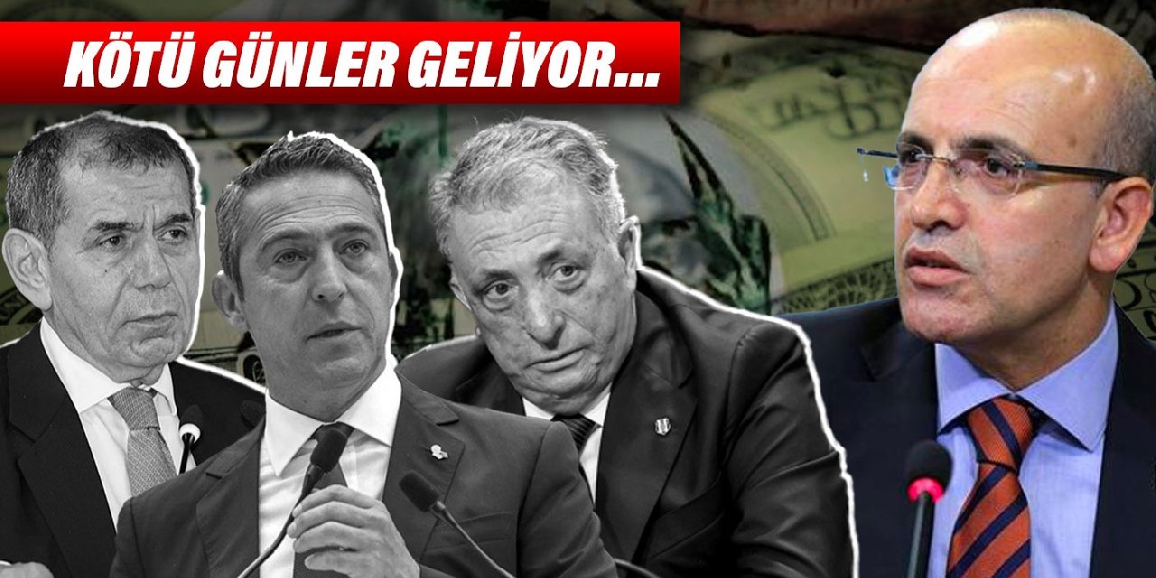 Üç Büyük Kulübün Başkanının Vergi İndirimi İsteğine Bakan Mehmet Şimşek'ten Şok Çıkış