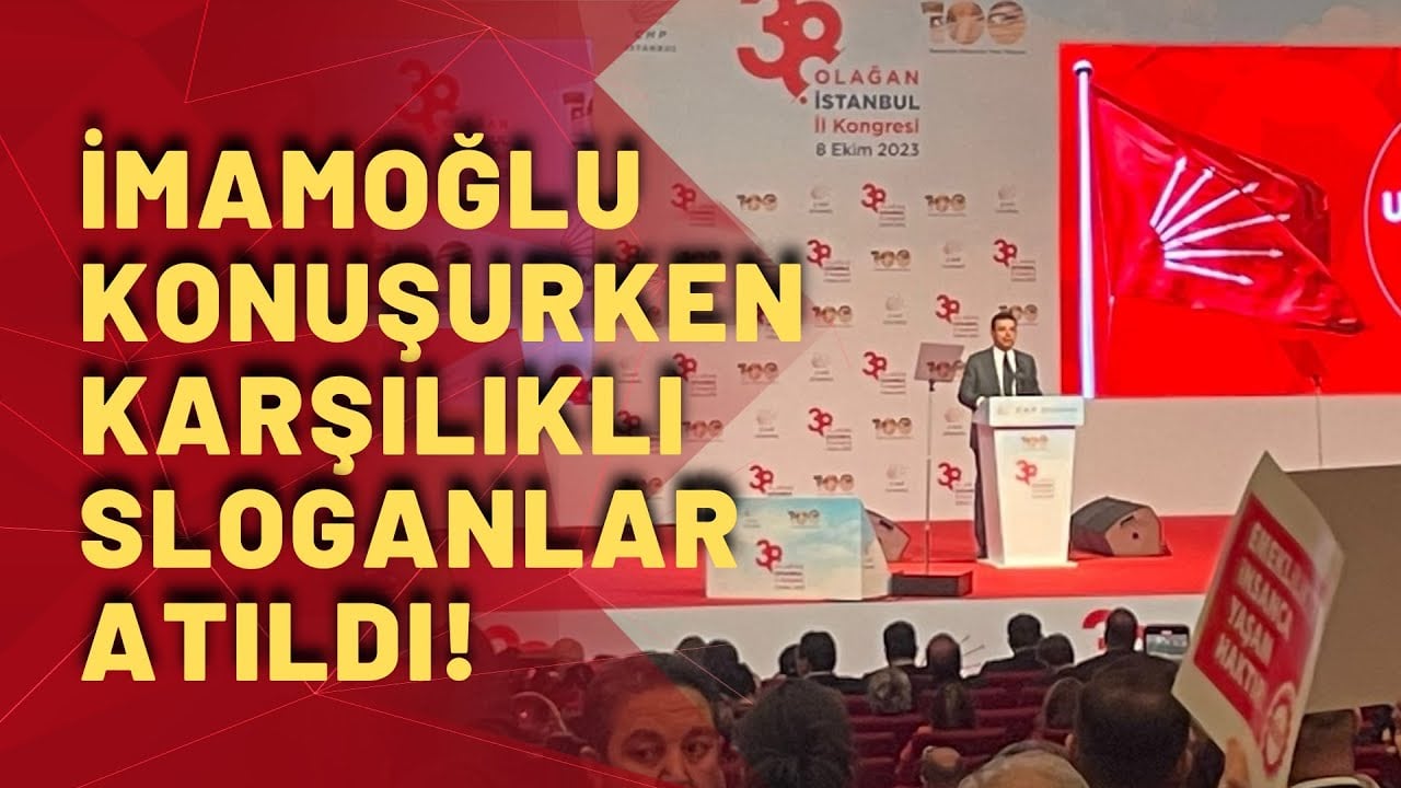 Ekrem İmamoğlu, CHP İstanbul İl Kongresi'nde: İstanbul'un kaderi Türkiye'mizin kaderi!