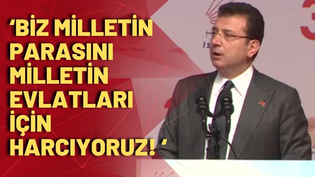 Ekrem İmamoğlu: Siyaset aile mesleği değildir, bu anlayışa hep beraber son vereceğiz!