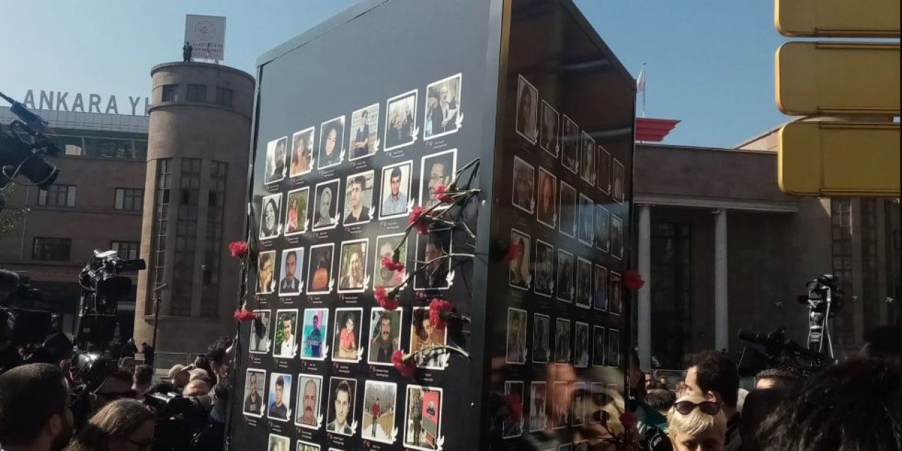 10 Ekim Ankara Katliamında Ölenler Anıldı