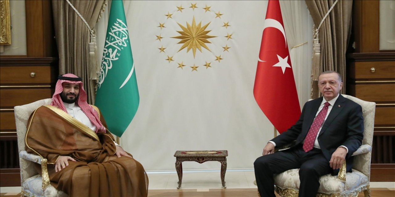 Erdoğan, Suudi Arabistan Veliaht Prensi Selman ile Görüştü