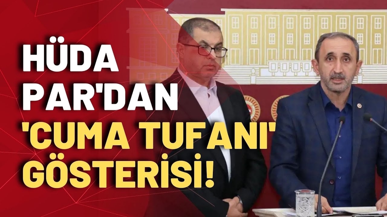 Hizbullah'a yakınlığı ile bilinen HÜDA PAR, Filistin'e destek için sokaklara çıkıyor!