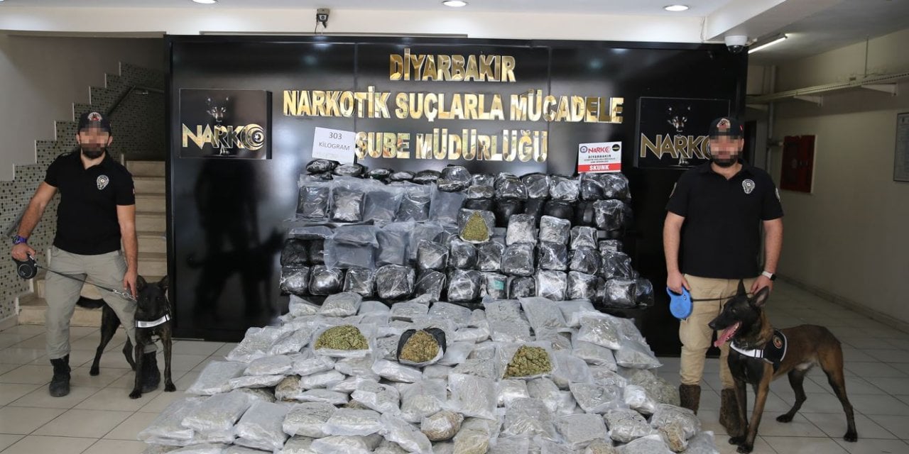 Diyarbakır'da Operasyon! 333 Kilo 500 Gram Skunk, 18 Kilo 250 Gram Esrar Yakalandı