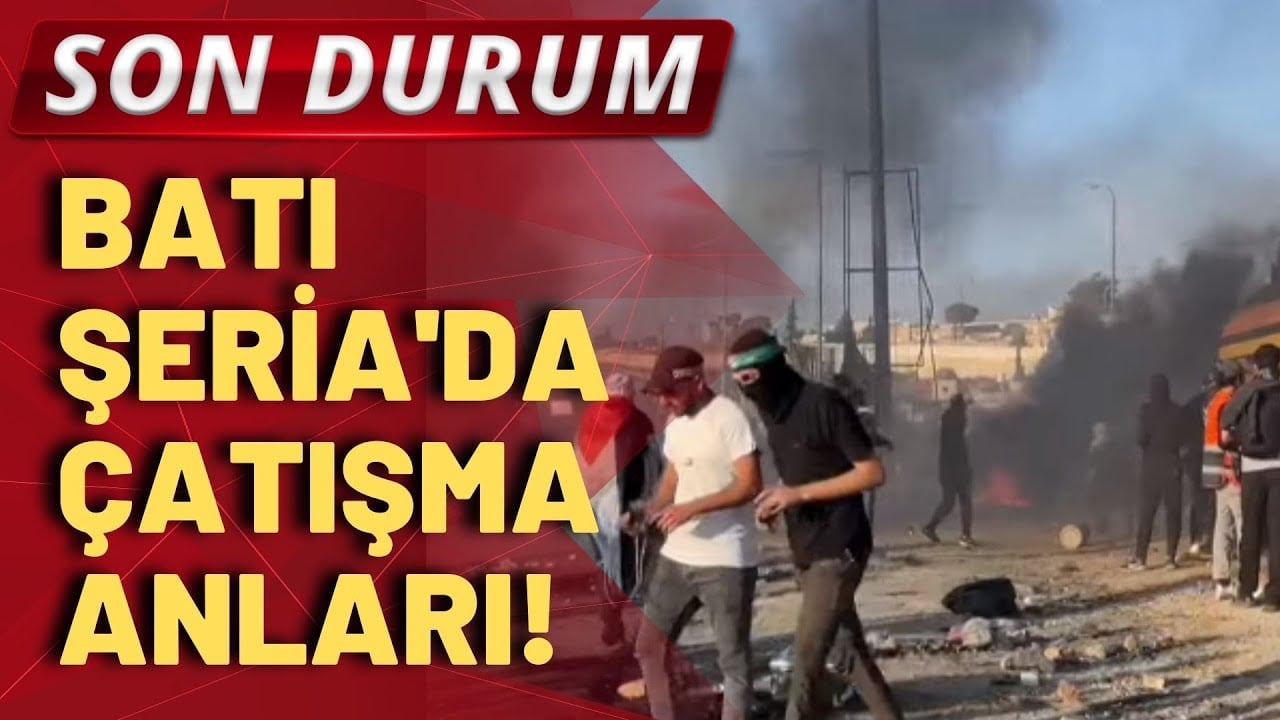 SON DURUM! Batı Şeria'da Filistinli gençler İsrail güvenlik görevlileriyle karşı karşıya!