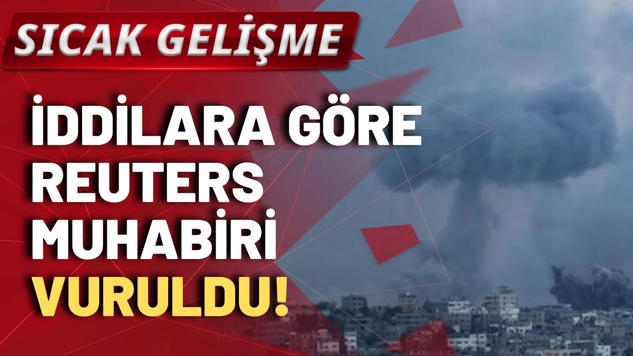 SICAK GELİŞME! İddialara göre Lübnan sınırında Reuters muhabiri vuruldu! İşte o görüntüler...