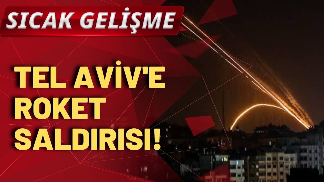 SICAK GELİŞME! Tel Aviv'de siren sesleri yükseldi! O anlar kameralara böyle yansıdı...