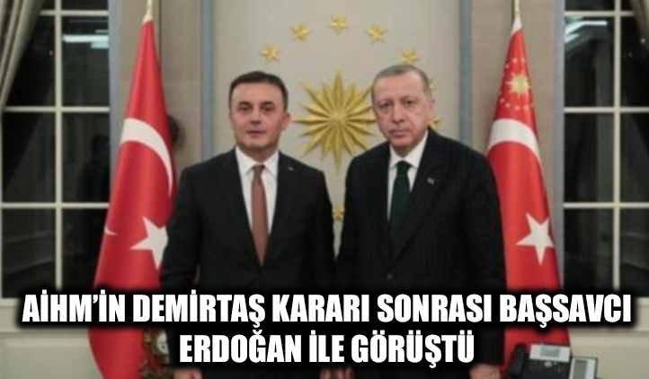AİHM'in Demirtaş kararı sonrası Başsavcı Erdoğan ile görüştü!