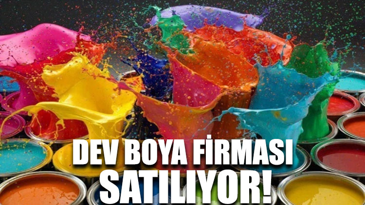 Dev boya firması satılıyor!
