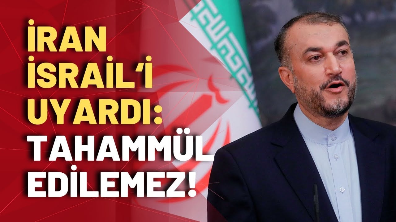 İran Dışişleri Bakanı Abdüllahiyan: İsrail'in sivilleri hedef alması tahammül edilemez!