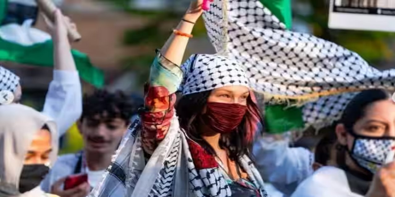 Filistin Asıllı Model Bella Hadid, Netanyahu'yu Yerden Yere Vurdu
