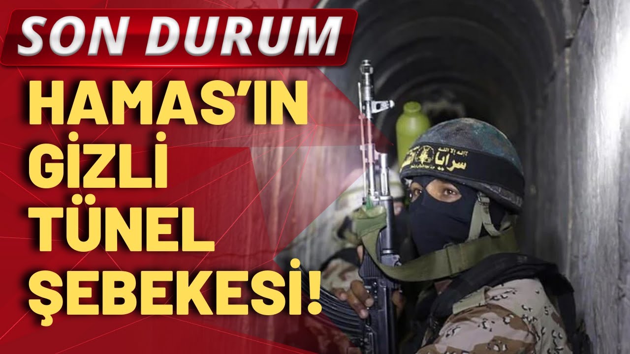 Hamas'ın Gazze'de kullandığı tüneller görüntülendi: İsrail'i tünellerde neler bekliyor?